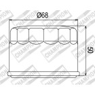 Filtru de ulei CHAMPION COF047 100609085