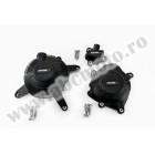 Engine protective covers PUIG 20130N Negru included right, left and alternator caps
