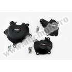 Engine protective covers PUIG 20132N Negru included right, left and alternator caps