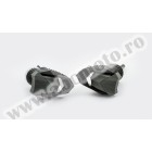 Frame sliders PUIG R19 20388N black with grey rubber