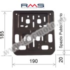 Plate holder RMS 142700010 for moped and scooter