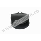 Leather saddlebag CUSTOMACCES HD AP0009N Negru stanga