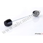 Axle sliders PUIG PHB19 20280N Negru without color caps, rear