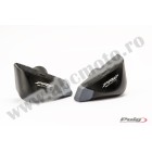 Frame sldiers PUIG PRO 20491N black with grey rubber