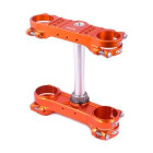 Triple clamp X-TRIG ROCS TECH 40505005 Portocaliu