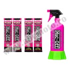 Punk Powder Bike Cleaner MUC-OFF 20609 (4 pack) with Bottle for Life