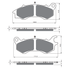 Placute de frana GOLDFREN 392 S3