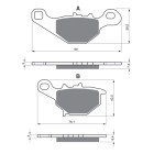 Placute de frana GOLDFREN 109 S33 OFF-ROAD FRONT