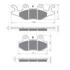 Placute de frana GOLDFREN 329 S3