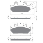 Placute de frana GOLDFREN 345 S3