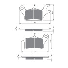 Placute de frana GOLDFREN 357 S33 STREET FRONT