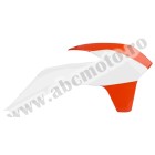 Radiator scoops POLISPORT (pereche) white/orange KTM