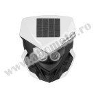 Headlights POLISPORT LOOKOS EVO Solar Version with LED (headlight+battery) alb/negru