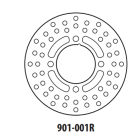 Disc de frana GOLDFREN 901-001R spate 190,7 mm