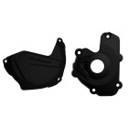 Clutch and ignition cover protector kit POLISPORT Albastru