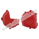 Clutch and ignition cover protector kit POLISPORT Rosu