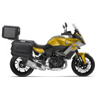 Set complet de cutii de aluminiu SHAD TERRA NEGRU, 48L cutie centrala si 36L / 36L cutii laterale, i SHAD BMW F 900 XR