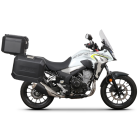 Set complet de cutii de aluminiu SHAD TERRA NEGRU, 48L cutie centrala si 36L / 36L cutii laterale, i SHAD HONDA CB 500 X