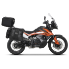 Complete set of SHAD TERRA TR40 adventure saddlebags and SHAD TERRA BLACK aluminium 37L topcase, inc SHAD KTM 790 Adventure (R) / KTM 790 Adventure (L) / HUSQVARNA NORDEN 901