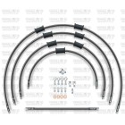 Kit conducte de frana fata Venhill POWERHOSEPLUS KAW-10002FS-CB (5 conducte in kit) Carbon hoses, stainless steel fittings