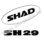 Stickers SHAD D1B291ETR Alb for SH29