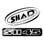 Stickers SHAD D1B45ETR Rosu for SH45