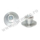 Aluminium bobbins LV8 DIAVOL E201/10100A M10x1,50 argintiu