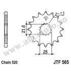Pinion fata JT JTF 565-16RB 16T, 520 rubber cushioned