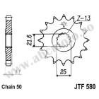 Pinion fata JT JTF 580-17RB 17T, 530 rubber cushioned