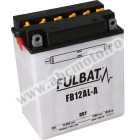 Baterie conventionala FULBAT FB12AL-A (YB12AL-A) include electrolit