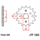 Pinion fata JT JTF 1263-16 16T, 428