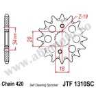 Pinion fata JT JTF 1310-14SC 14T, 420 Self Cleaning Lightweight