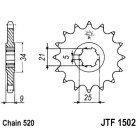 Pinion fata JT JTF 1502-13 13T, 520