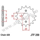 Pinion fata JT JTF 259-17 17T, 428