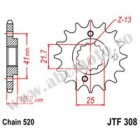 Pinion fata JT JTF 308-16 16T, 520