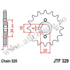 Pinion fata JT JTF 329-12 12T, 520