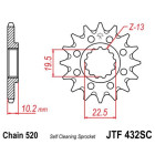 Pinion fata JT JTF 432-14SC 14T, 520 Self Cleaning Lightweight