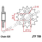Pinion fata JT JTF 709-16RB 16T, 525 rubber cushioned