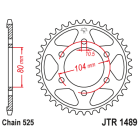 Foaie spate JT JTR 1489-39ZBK 39T, 525 Black Zinc