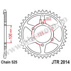 Foaie spate JT JTR 2014-50ZBK 50T, 525 Black Zinc