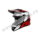 Casca motocros CASSIDA CROSS CUP TWO red/ white/ black XS