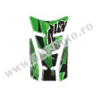 Tank pad PUIG WINGS 4721V verde with side part