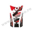 Tank pad PUIG WINGS 4785R Rosu with side part