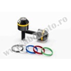 Bar ends PUIG SHORT WITH RING 8024N colour rings included
