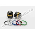 Bar ends PUIG SHORT WITH RING 8074N colour rings included