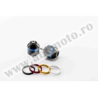 Bar ends PUIG SHORT WITH RING 8160N colour rings included