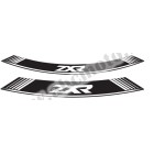 Rim strip PUIG ZXR 9292B Alb set of 8 rim strips