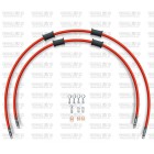 CROSSOVER Front brake hose kit Venhill POWERHOSEPLUS SUZ-6041FS-RD (2 conducte in kit) Red hoses, stainless steel fittings