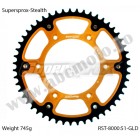 Foaie spate SUPERSPROX STEALTH RST-8000:51-GLD auriu 51T, 520