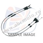 Throttle cables (pair) Venhill Y01-4-077-GY featherlight gri